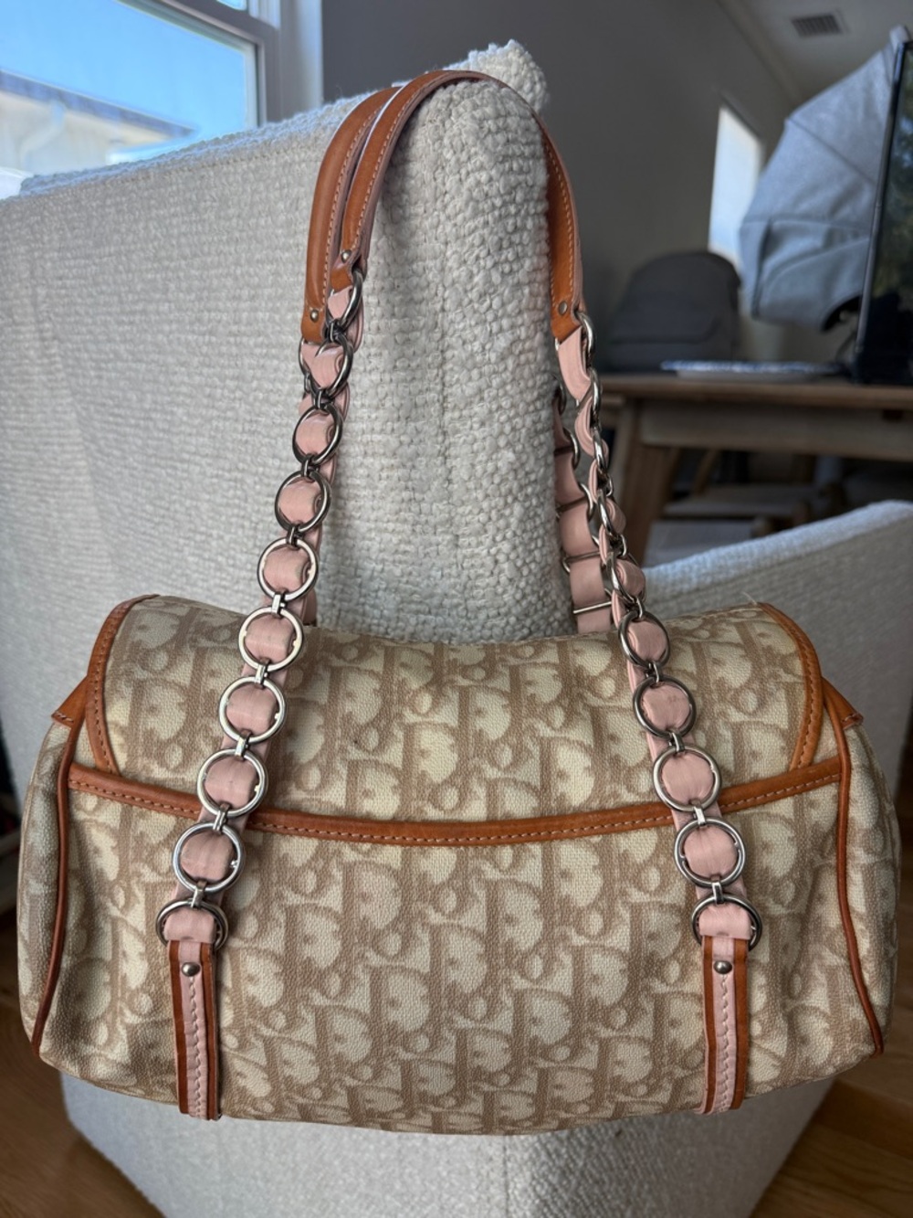 Vintage Dior Romantique Pink Heart Shoulder Bag - Picture 7 of 12